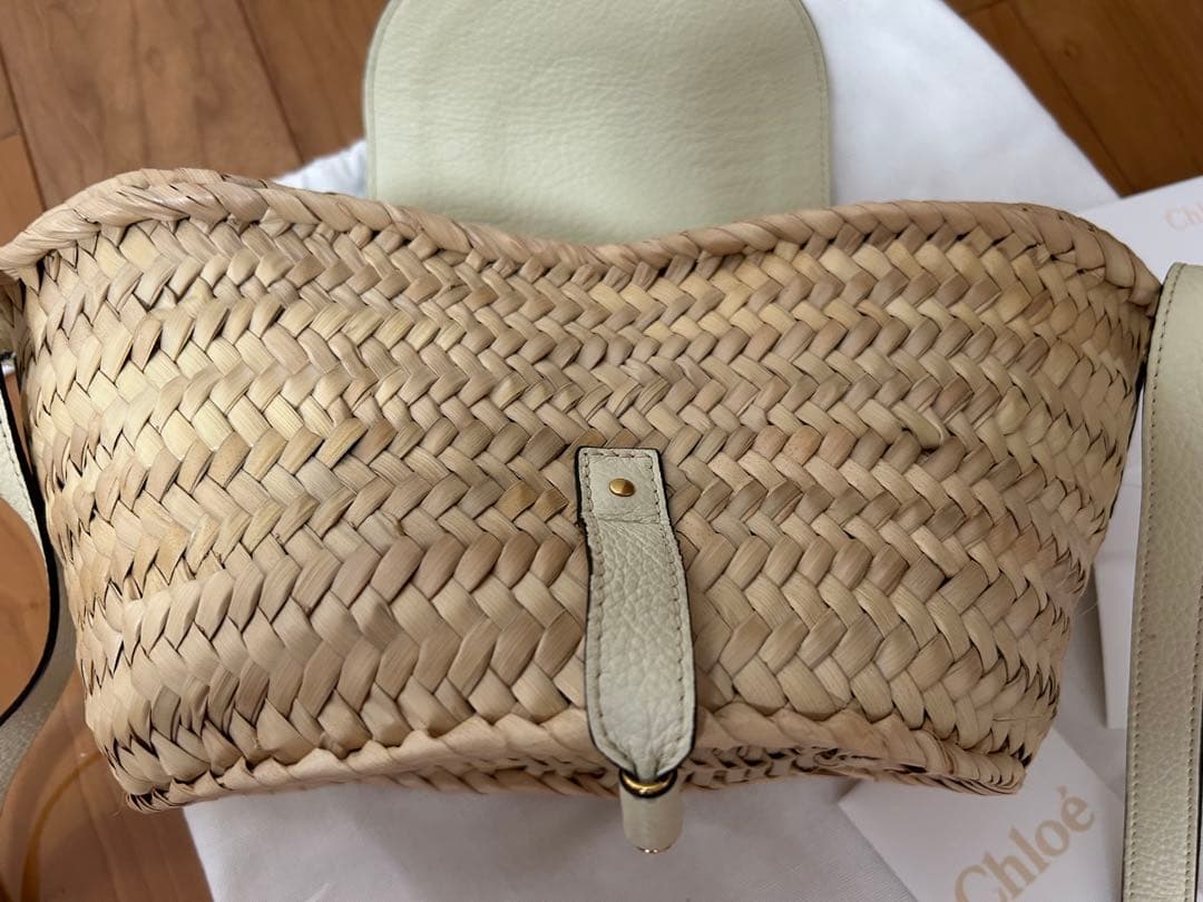 Chloé アイボリー かごバッグ