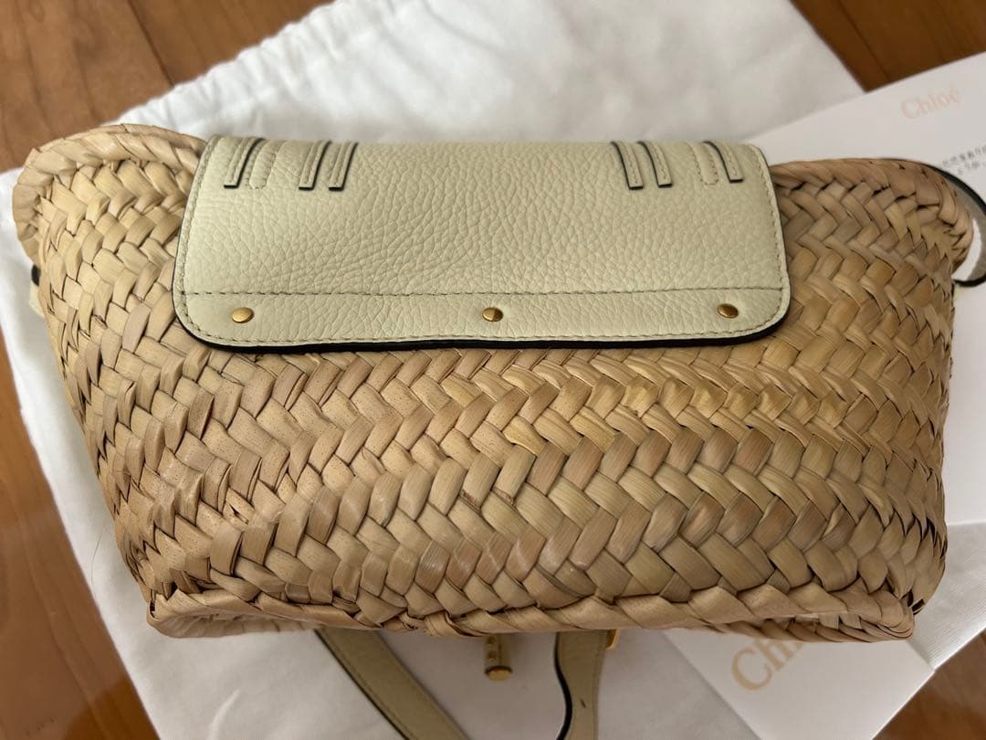 Chloé アイボリー かごバッグ