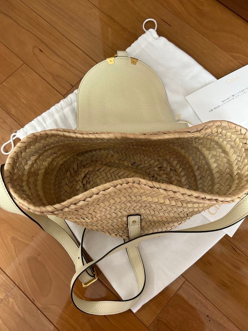 Chloé アイボリー かごバッグ