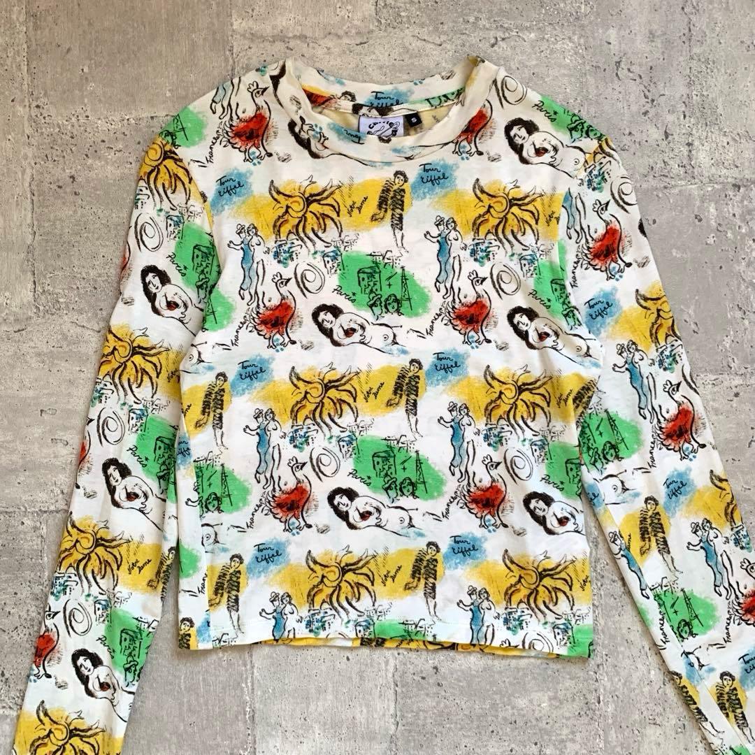 Carne Bollente カルネボレンテ カットソー 総柄　パリ レア