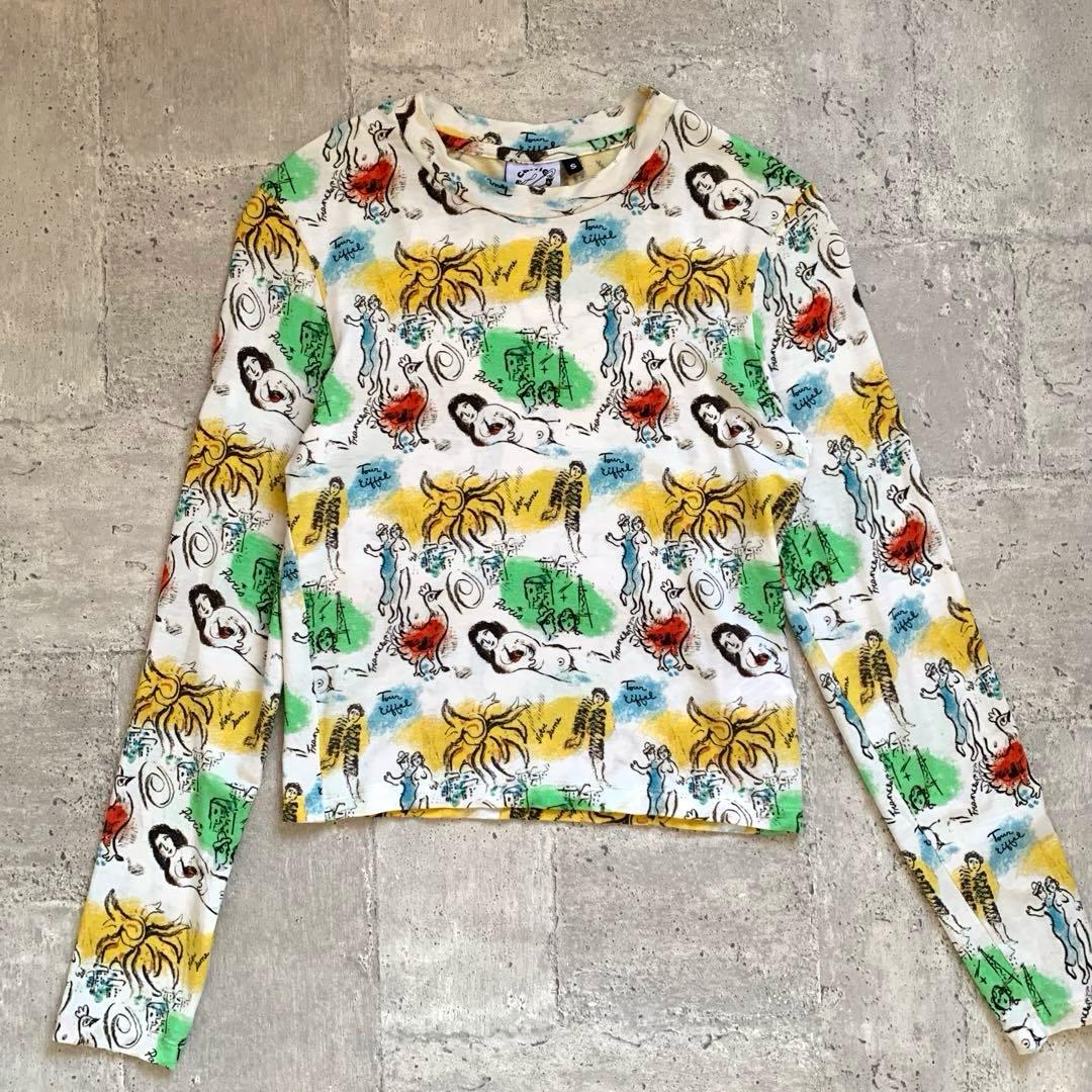 Carne Bollente カルネボレンテ カットソー 総柄　パリ レア