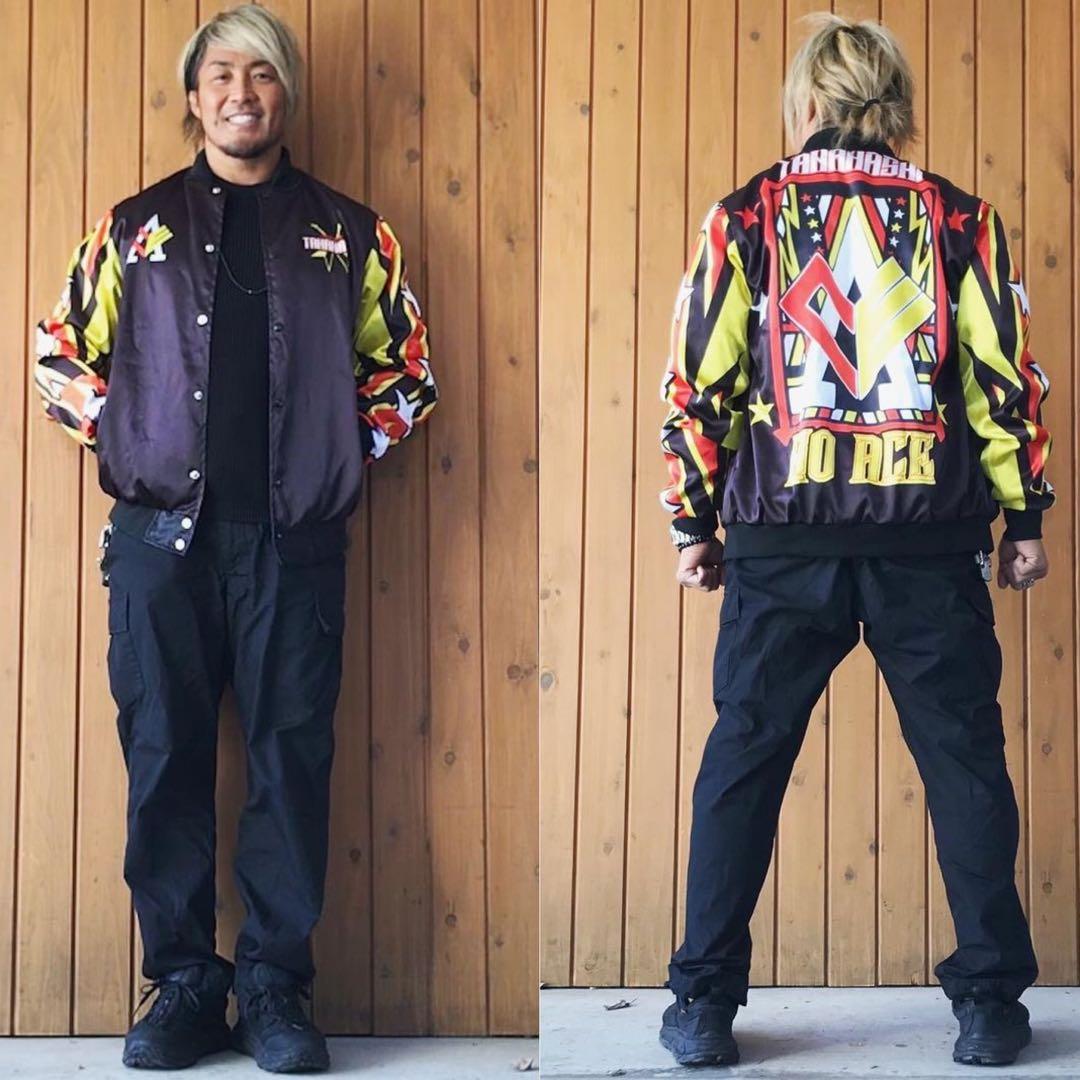 【新品未開封】新日本プロレス公認・NERDS 棚橋弘至 ブルゾンジャケット M