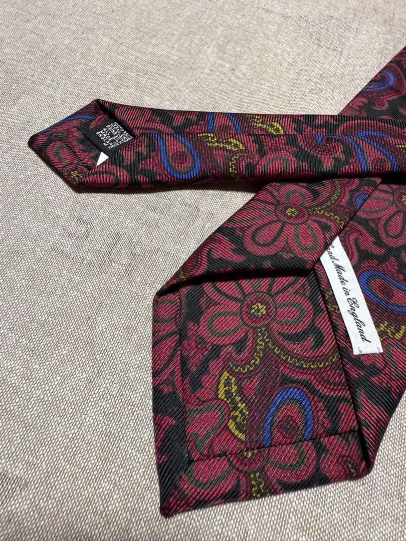 Drake's／BARNEYS NEWYORK別注／ペイズリー／イギリス製