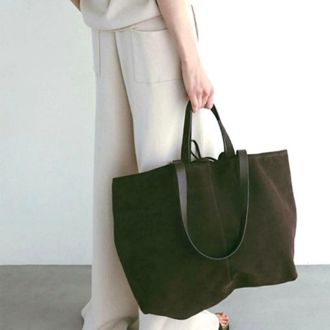 ETRE TOKYO 新作 完売 スウェードビッグトートバッグ スエード Bag