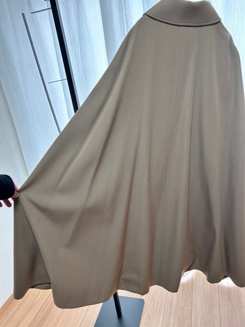 ビューティフルピープル＊ステンカラー　コットン　ポンチョ　美品