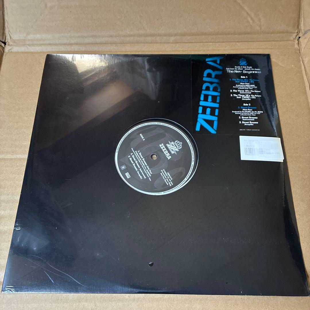 ZEEBRA Street Dreams レコード　未開封　日本語ラップ