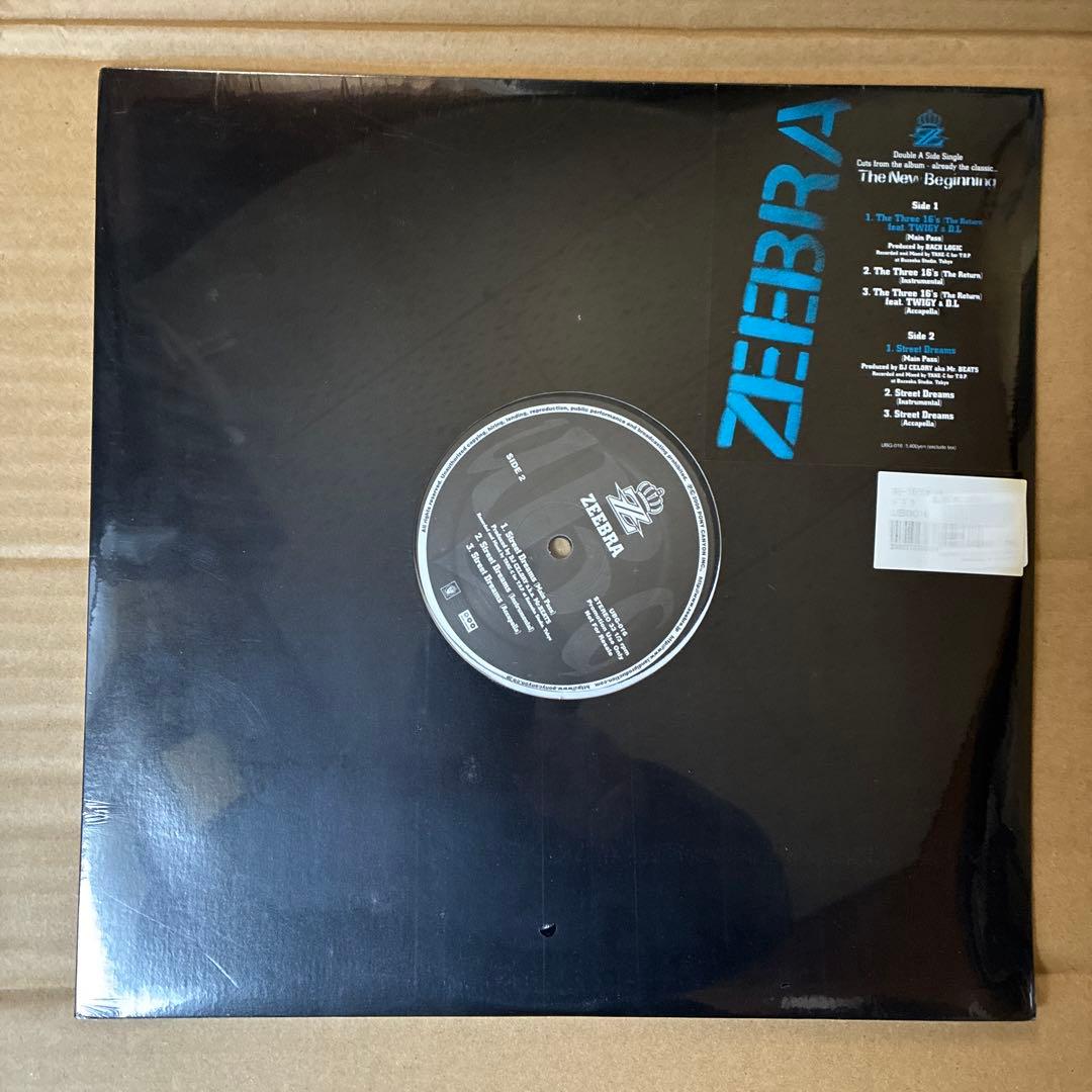 ZEEBRA Street Dreams レコード　未開封　日本語ラップ