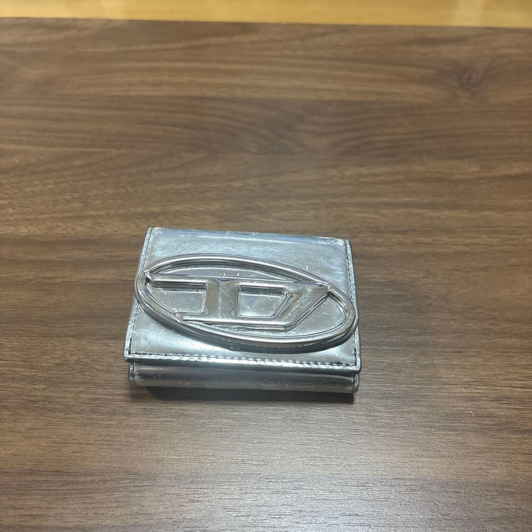 麗さん専用DIESEL シルバー　三つ折り財布