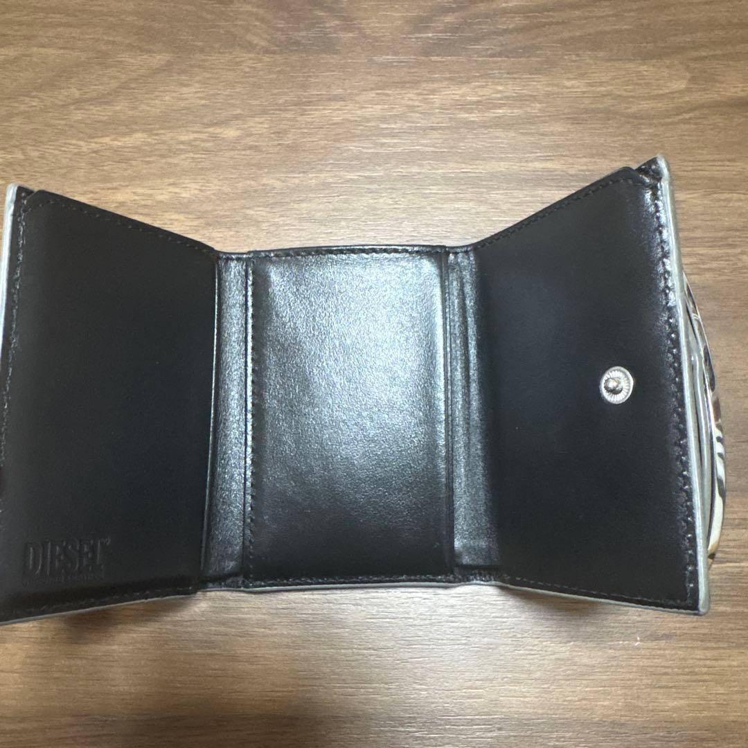 麗さん専用DIESEL シルバー　三つ折り財布