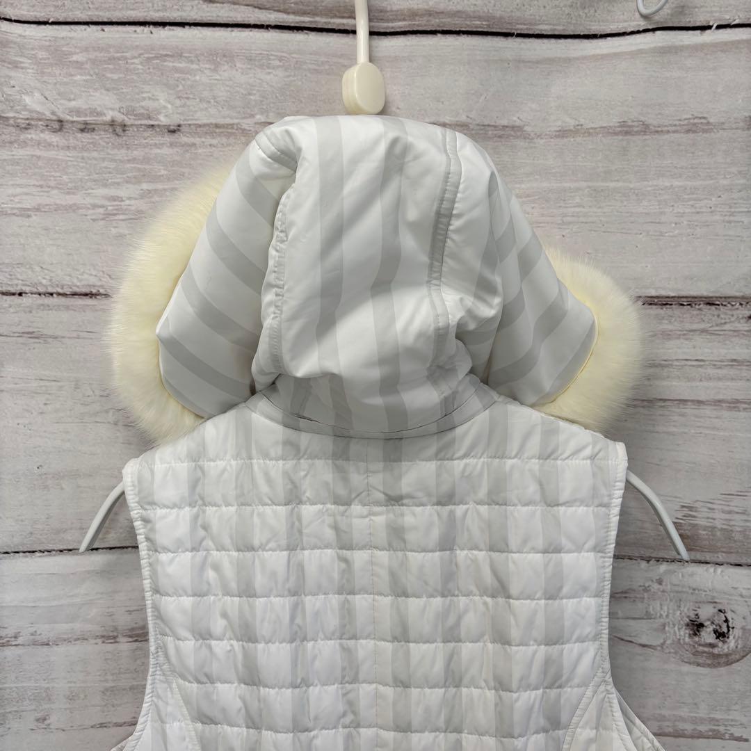 キャロウェイゴルフ　ゴルフウェア　S ワンピース　中綿ダウン　ファー付　ベスト