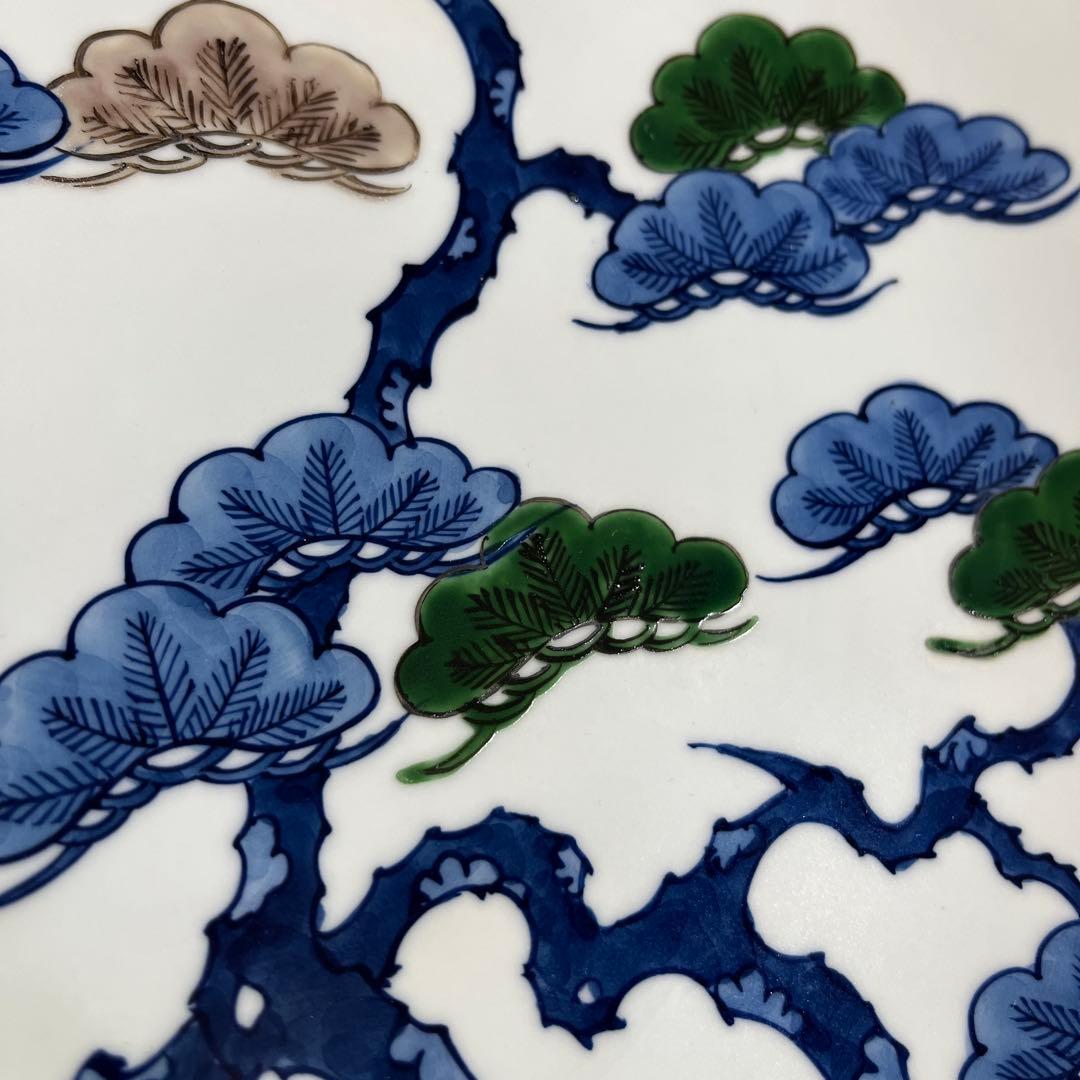 源右衛門　松絵大皿　飾り皿　30センチ