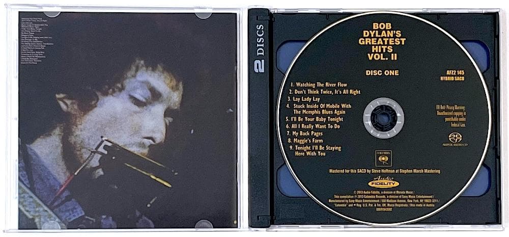 廃盤 SACD BOB DYLAN'S GREATEST HITS VOL.II
