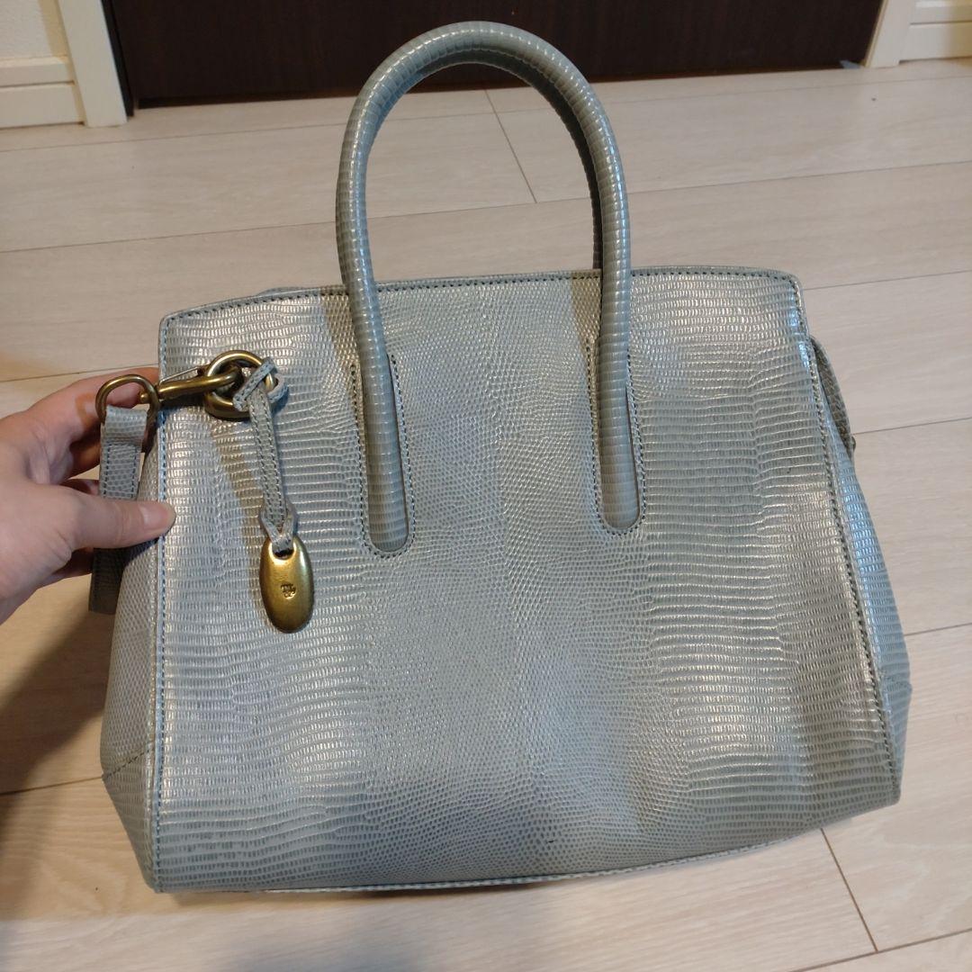 クッキー☆美品【TOFF&LOADSTONE】ジョリーリザードトートバッグ