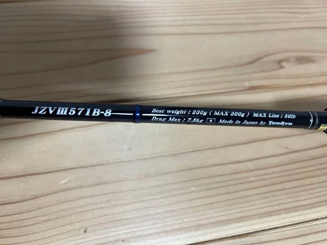 ジギング　天龍 ジグザムバージョン3 JZVIII スピニング　ベイト2本セット