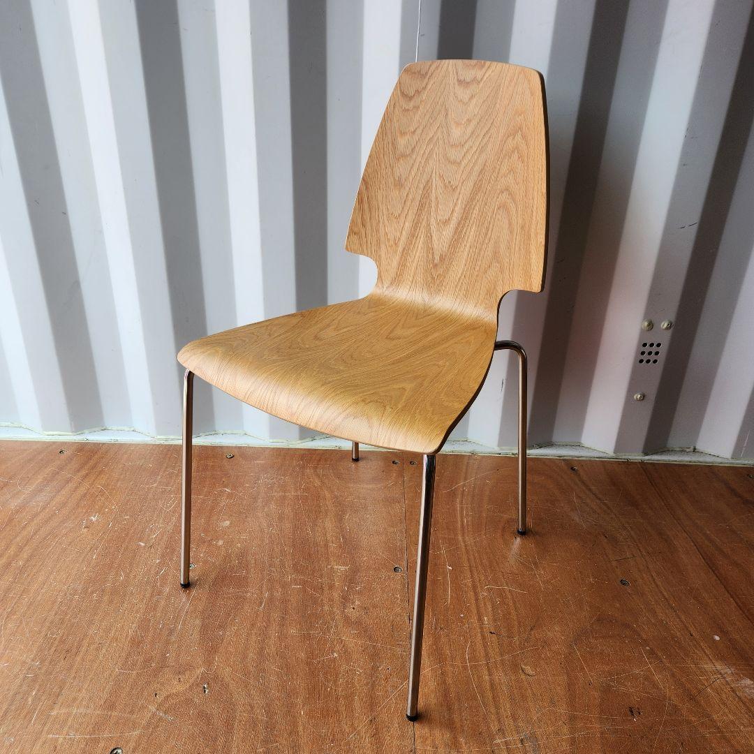 廃盤モデル　IKEA VILMAR ナチュラル　チェア 椅子　プライウッド