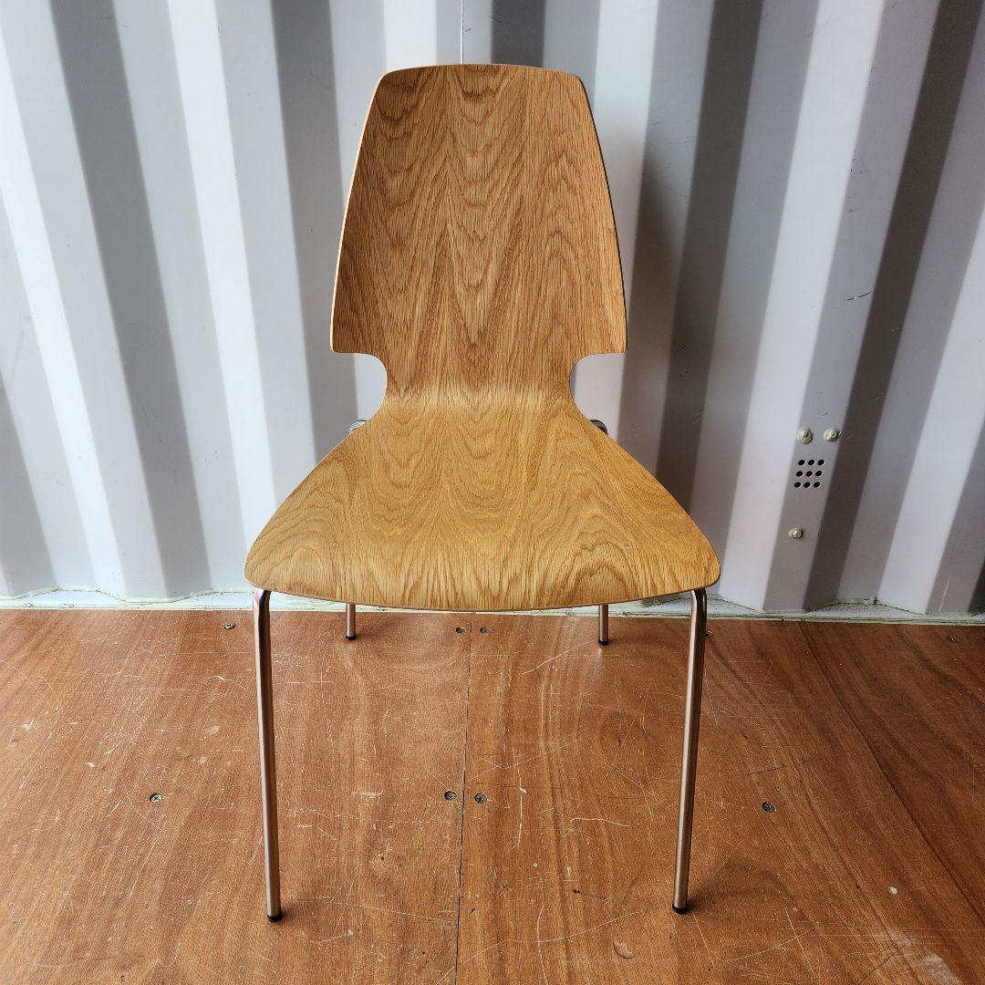 廃盤モデル　IKEA VILMAR ナチュラル　チェア 椅子　プライウッド
