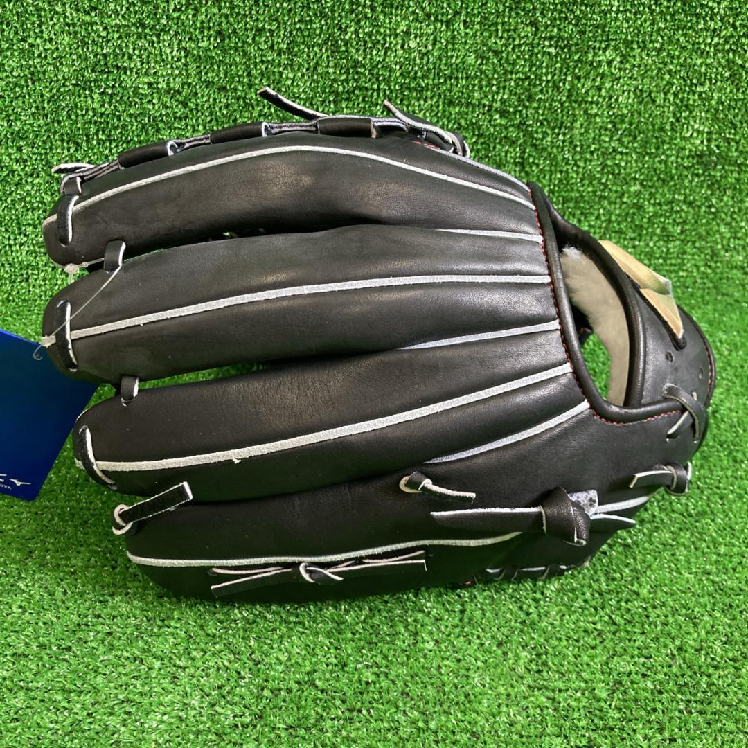 新品 ミズノ 硬式用グラブ ブラック サイズ10 内野手用 グローバルエリート