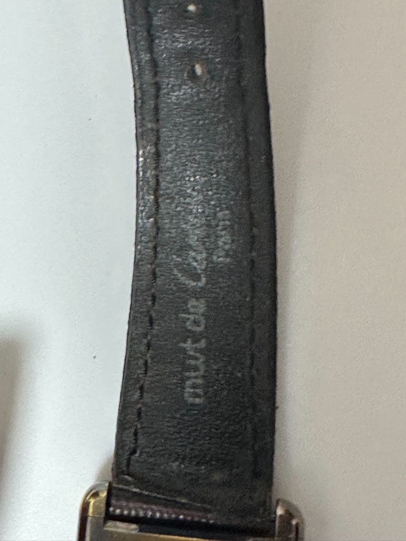 CARTIER カルティエ マストタンク MM手巻き 925 ボルドー