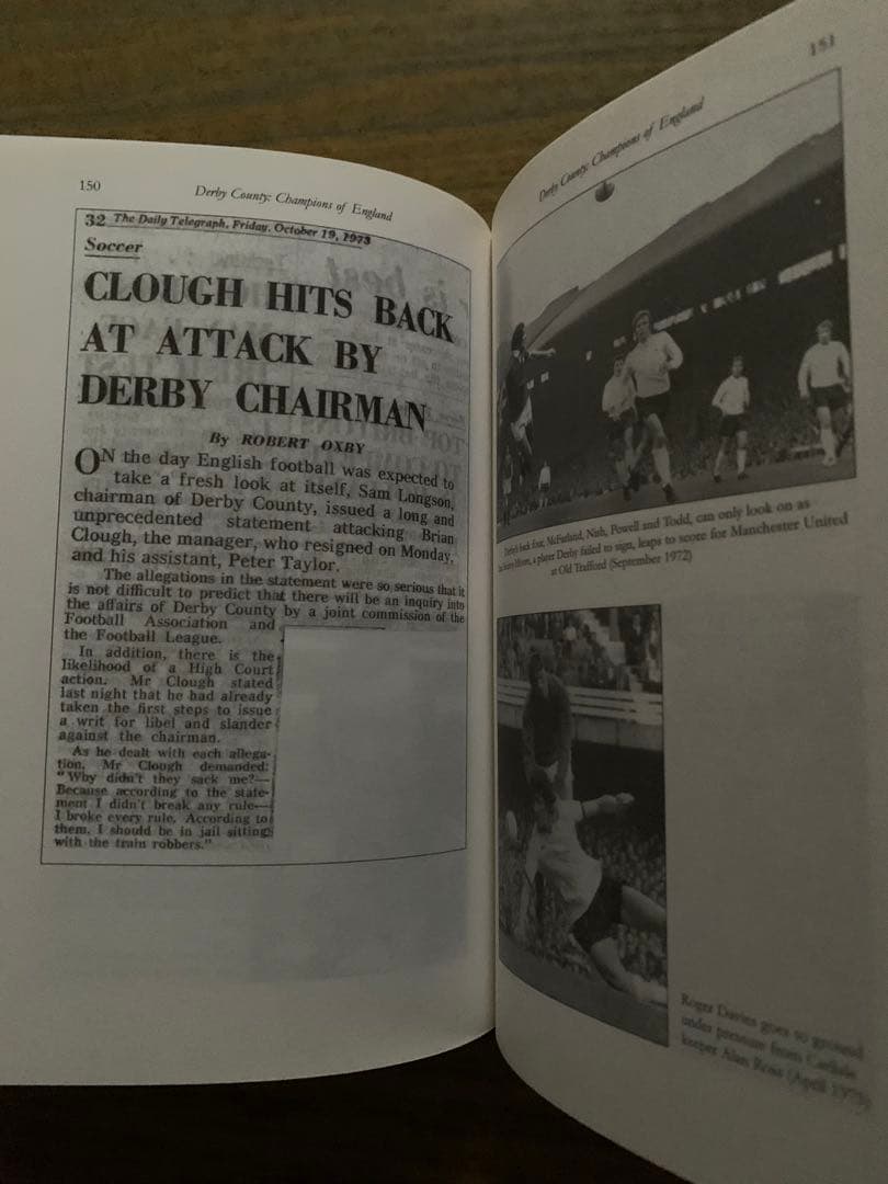 新品DerbyCountyChampions of England'71'74