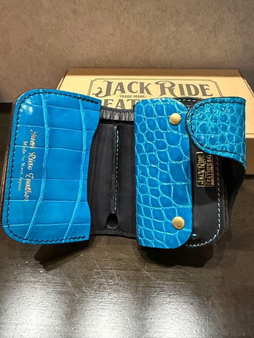 小物 JACK.RIDE. Crocodile.SKY-BLUE.Edition