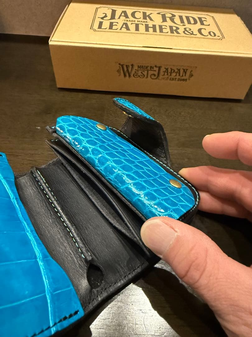 小物 JACK.RIDE. Crocodile.SKY-BLUE.Edition