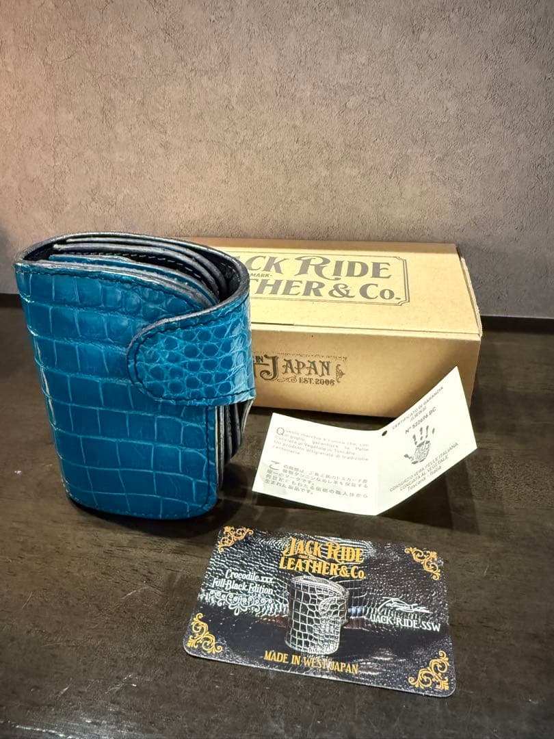 小物 JACK.RIDE. Crocodile.SKY-BLUE.Edition