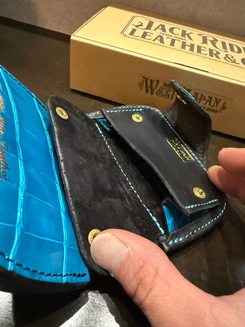 小物 JACK.RIDE. Crocodile.SKY-BLUE.Edition