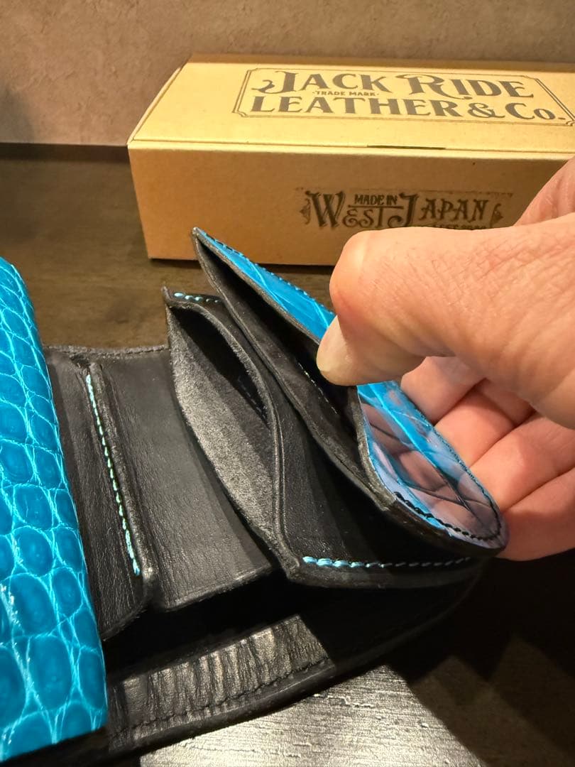 小物 JACK.RIDE. Crocodile.SKY-BLUE.Edition