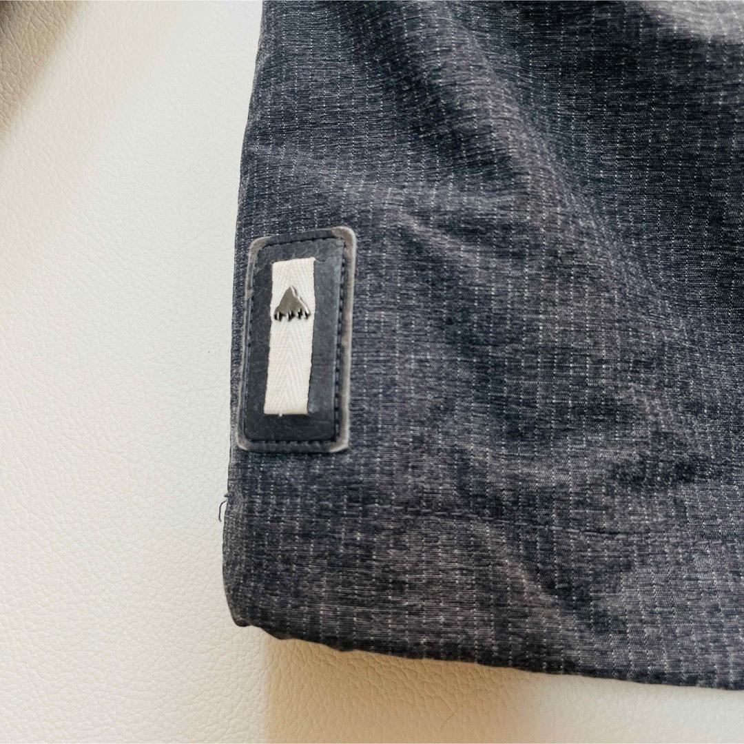 6658【美品】バートン　ジャケット　メンズ スノボウェア　ストライプ　グレー