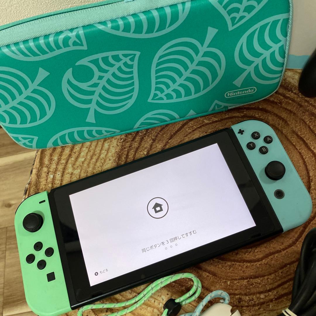 Nintendo Switch ニンテンドースイッチ本体　あつ森カラー 箱無し