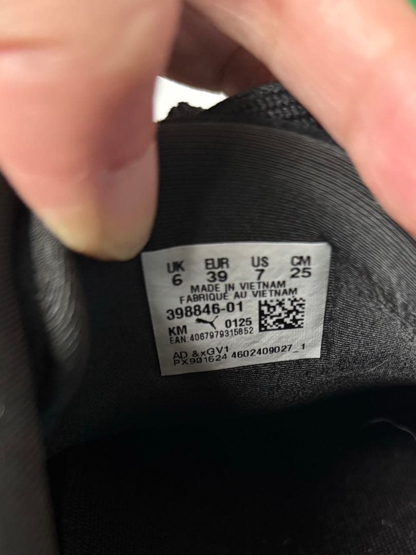 PUMA スピードキャット スニーカー ブラック25