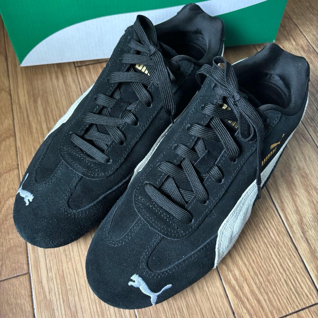 PUMA スピードキャット スニーカー ブラック25