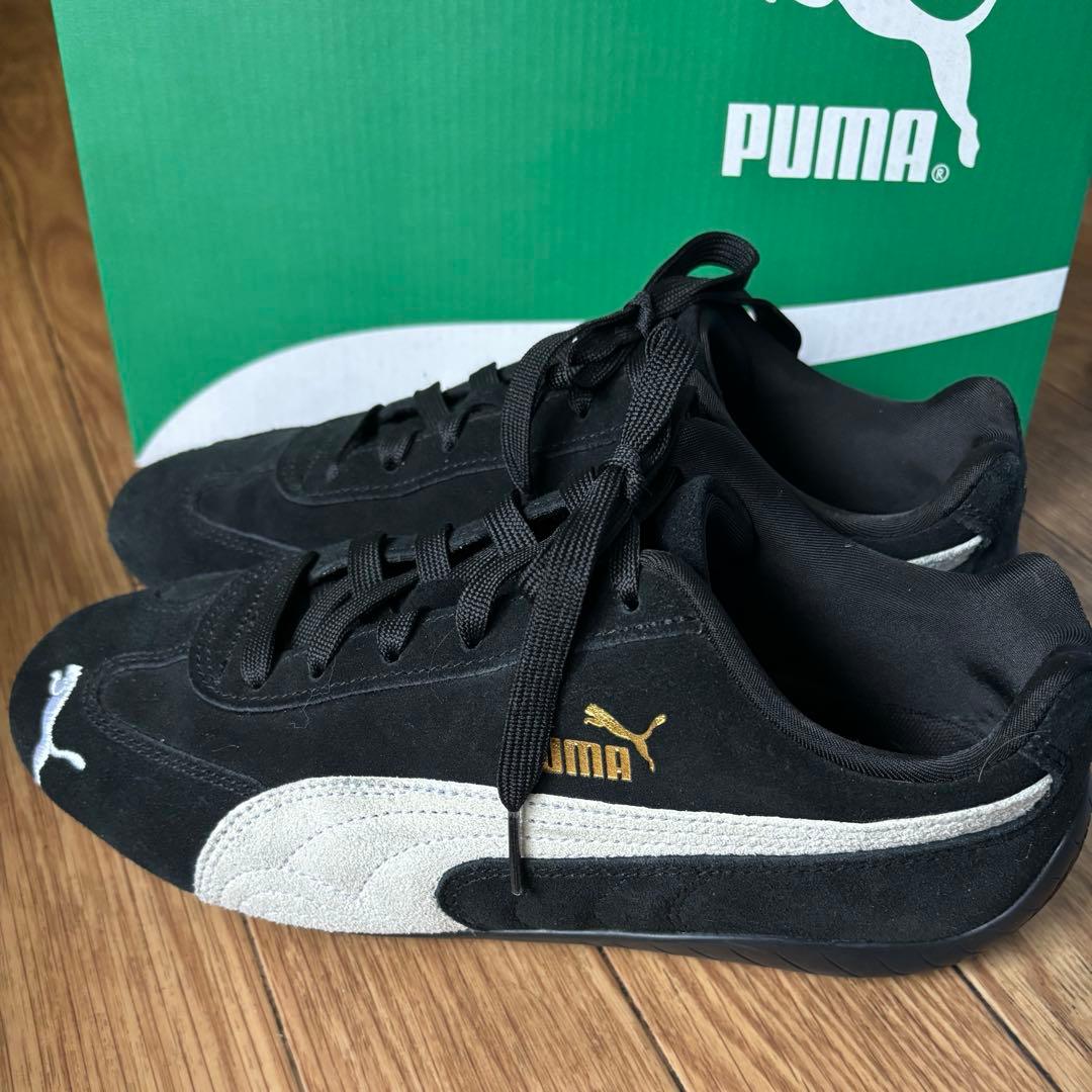 PUMA スピードキャット スニーカー ブラック25