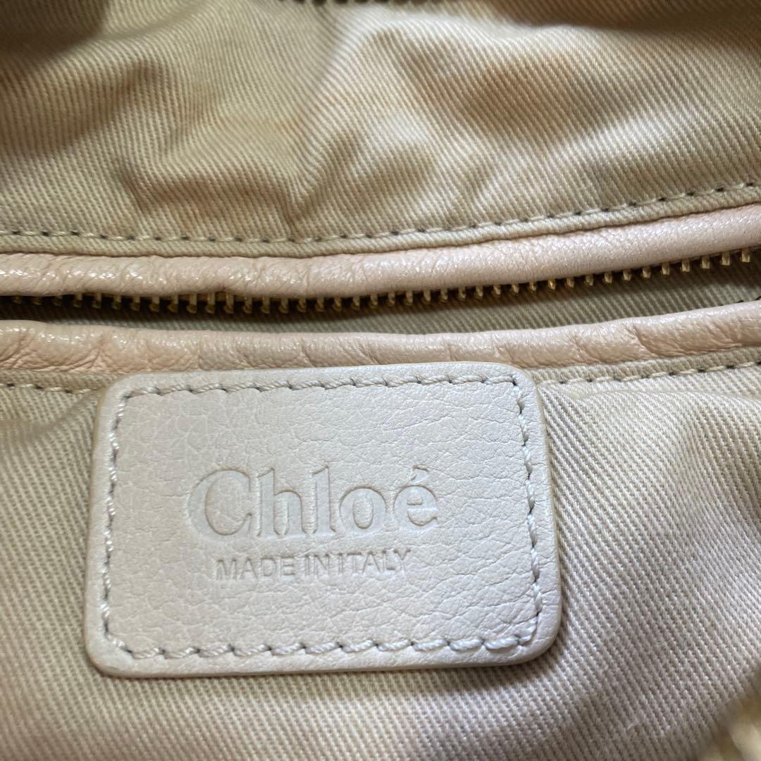 クロエ パラティ ミディアム 2way ショルダーバッグ ベージュ 正規品