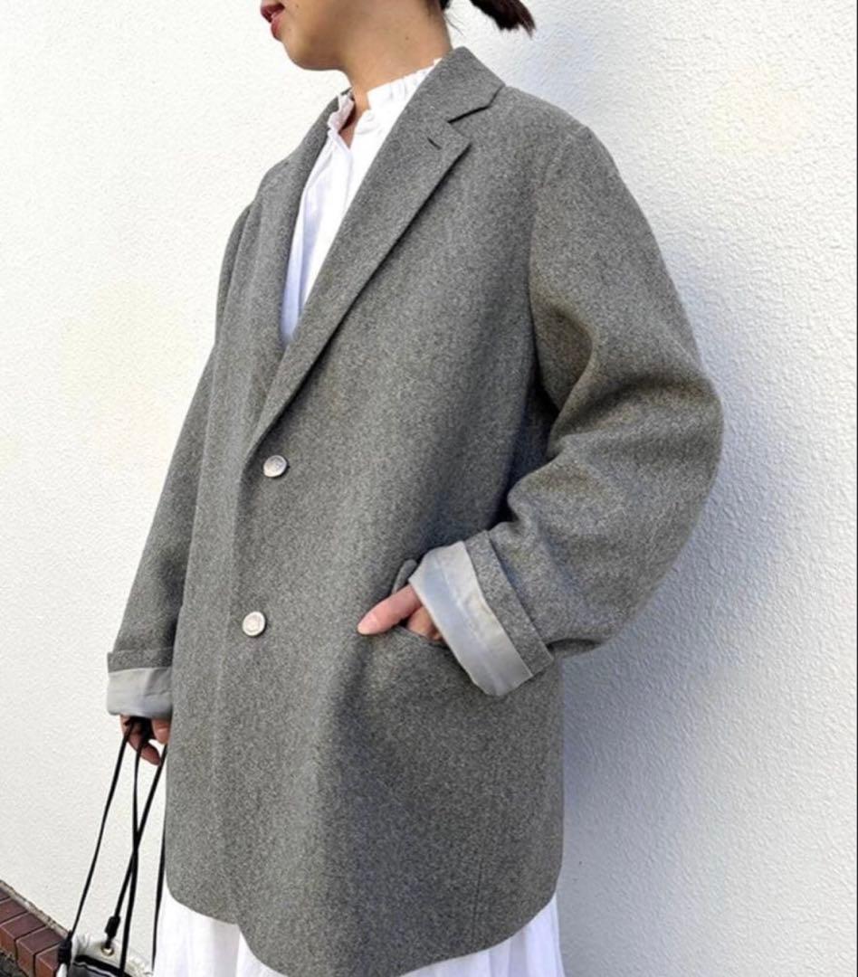 journal standard luxe ライクツィードジャケット　グレー