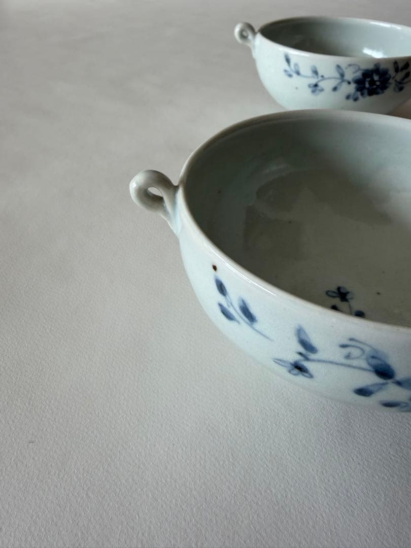 新品　佐藤もも子　染付　人気　希少　染付　スープ皿　中鉢　カップ　深皿