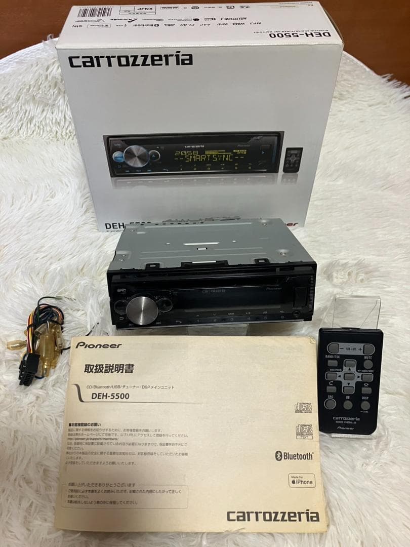 【動作確認済】Pioneer DEH-5500 BluetoothCDプレーヤー