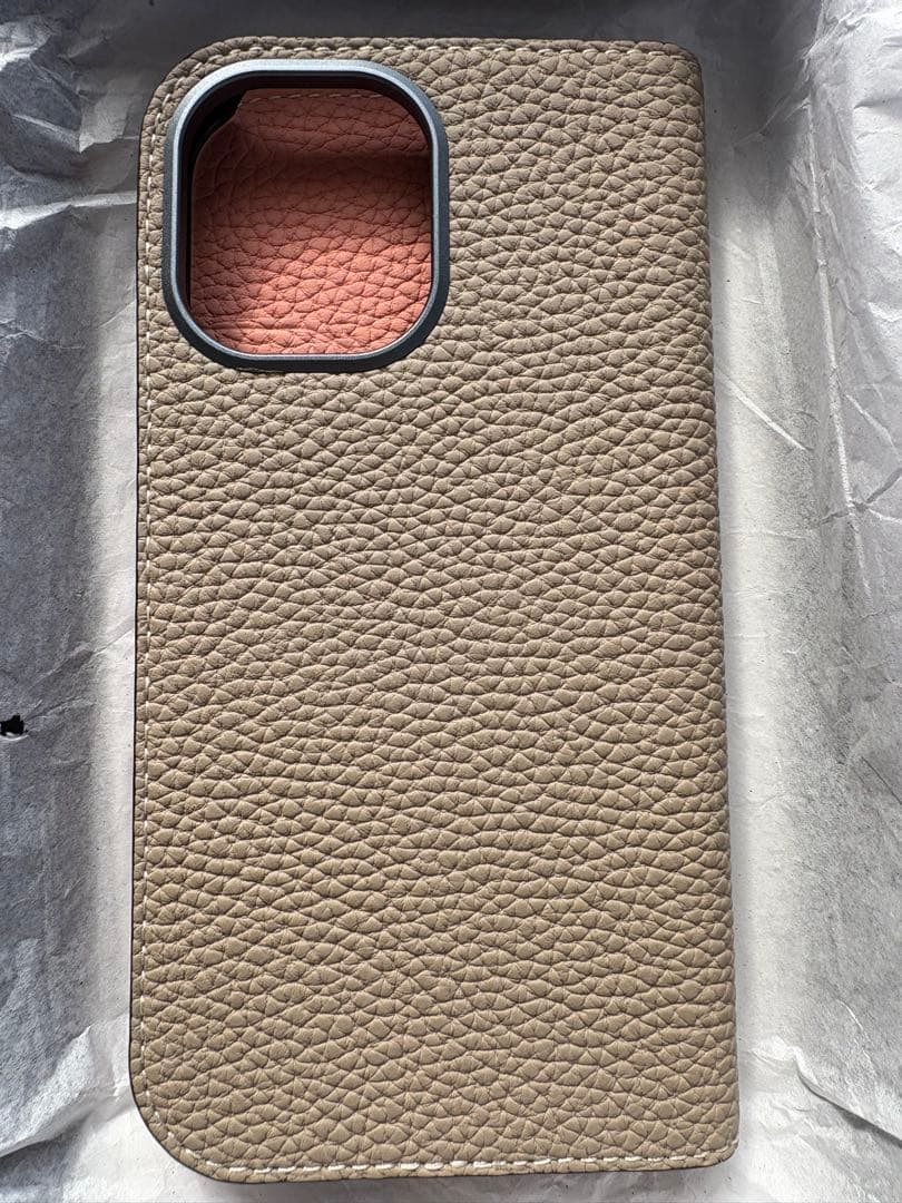 BONAVENTURA ベージュ手帳型iPhone16ケース