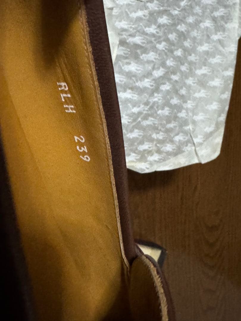 Polo Ralph Lauren ブラウン レザー ローファー