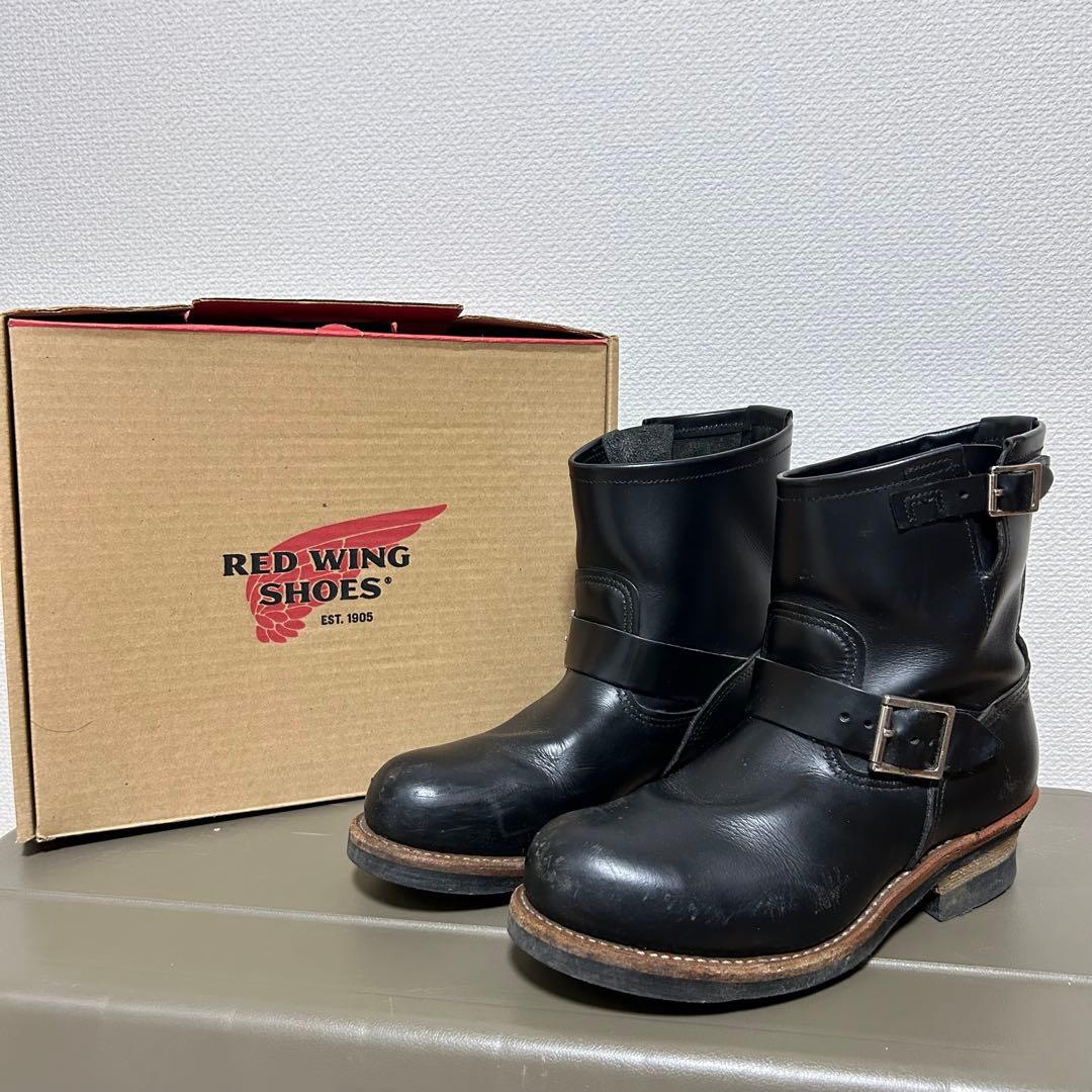 美品【廃盤2976】RED WING エンジニアブーツ箱付き　8D