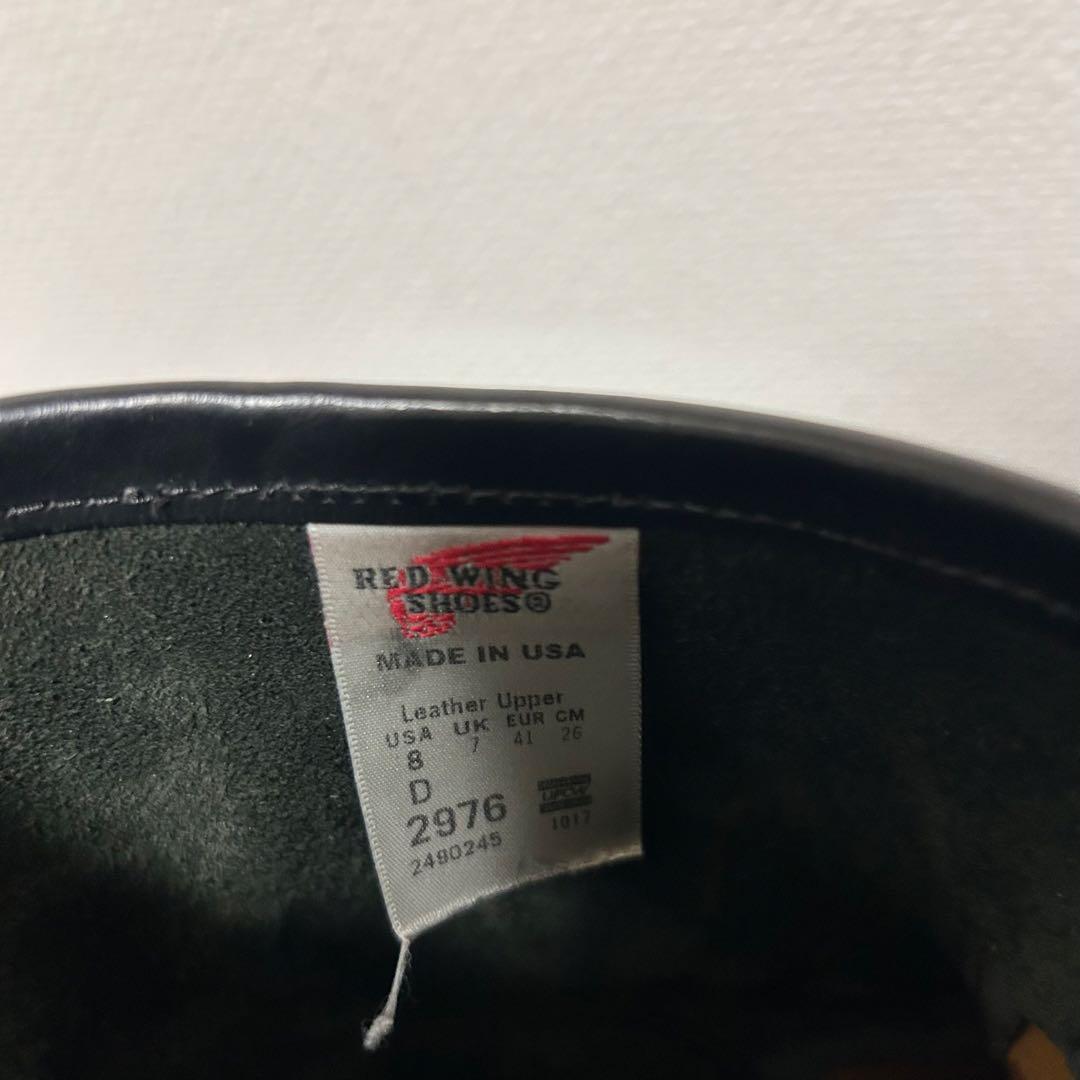 美品【廃盤2976】RED WING エンジニアブーツ箱付き　8D