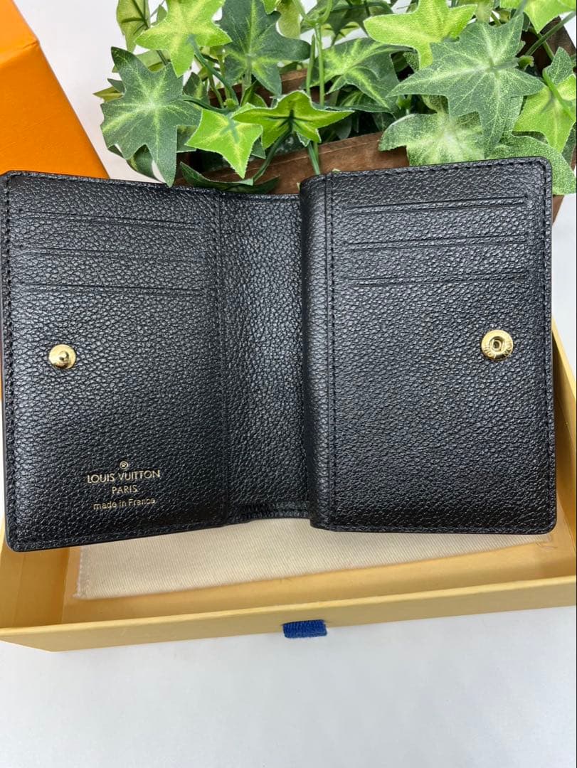 【美品】LOUIS VUITTON モノグラム アンプラント 二つ折り財布