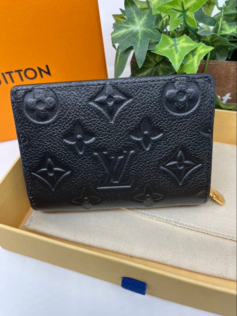 【美品】LOUIS VUITTON モノグラム アンプラント 二つ折り財布