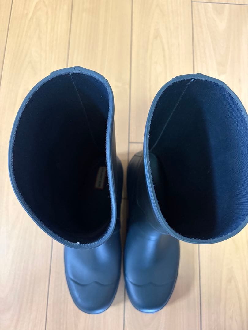 【美品】HUNTER ブラック 長靴 バックル付き