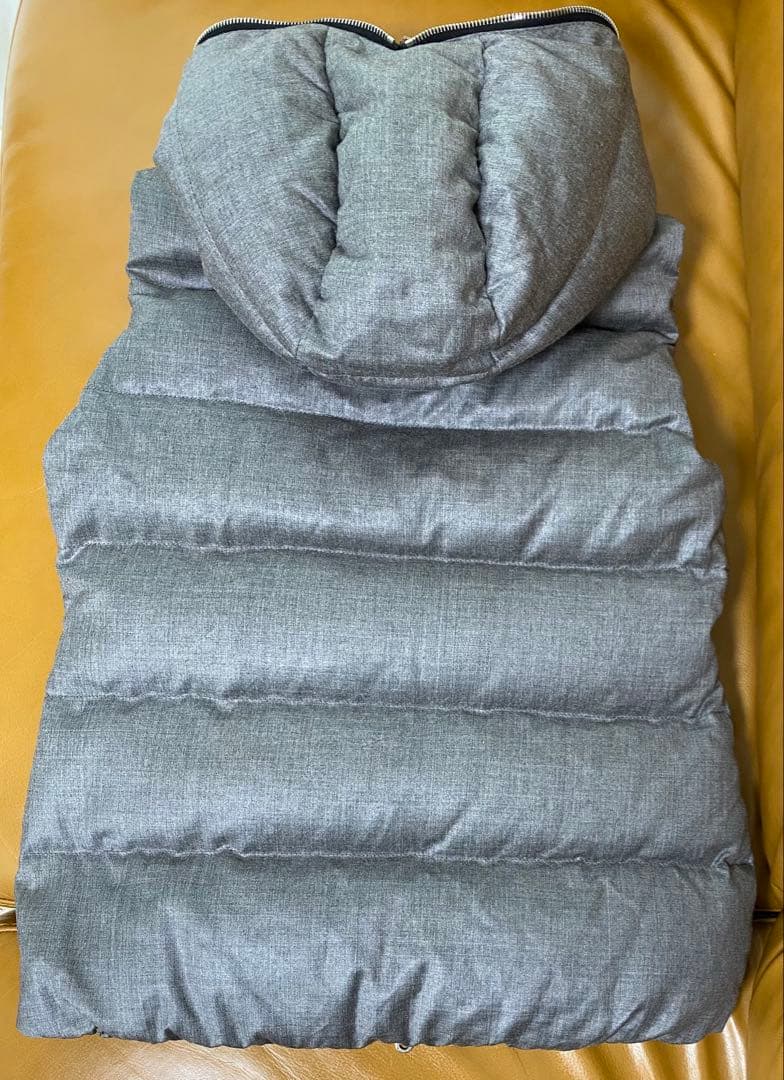 DUVETICA デュベティカ　ダウンベスト　カシミヤ混　グレー　40