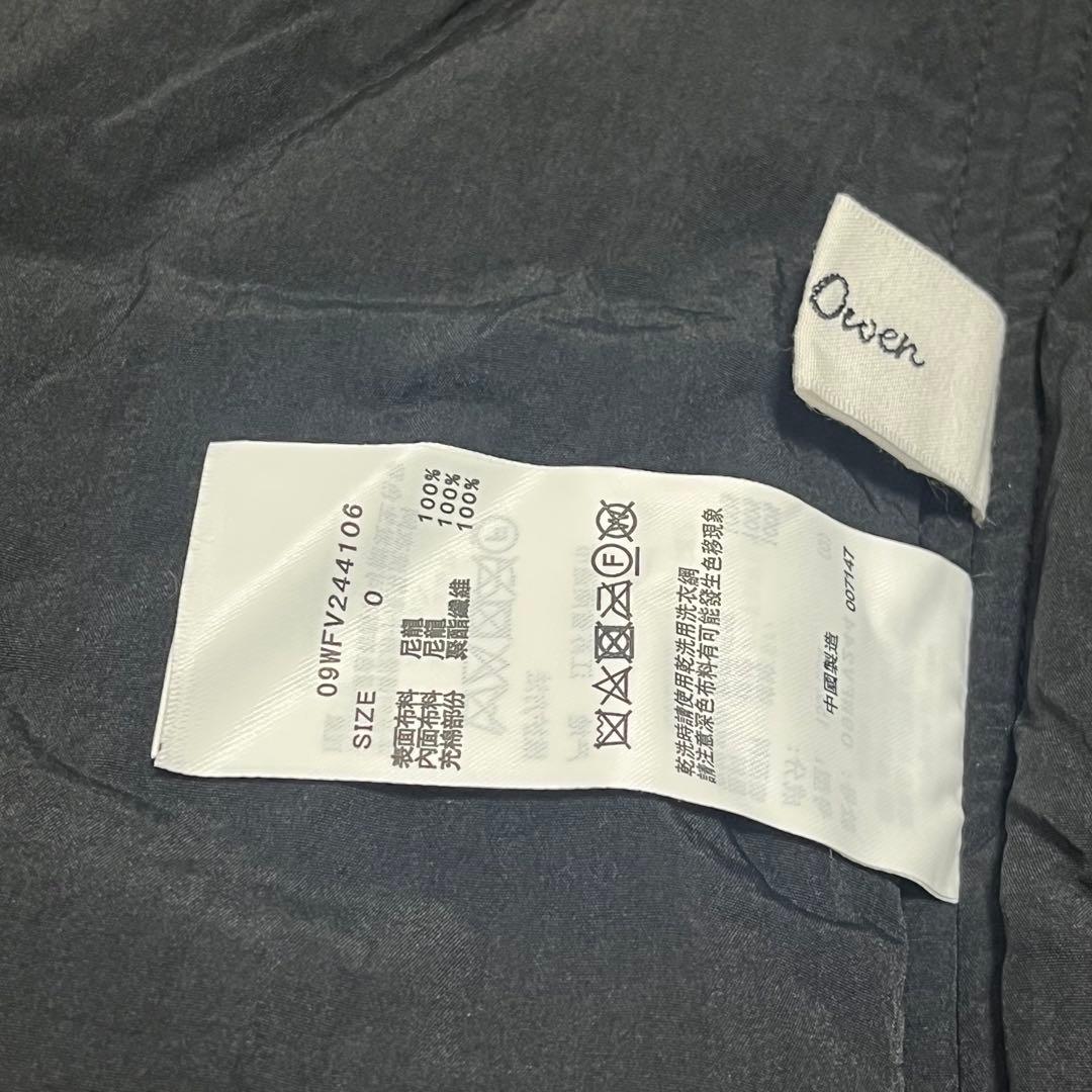 Mila Owen ミラオーウェン　パデッドベスト　中綿入り ブラック　ジレ