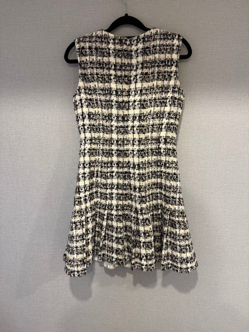 ラメツイードノースリーブドレス ローブドフルール DEA sugar