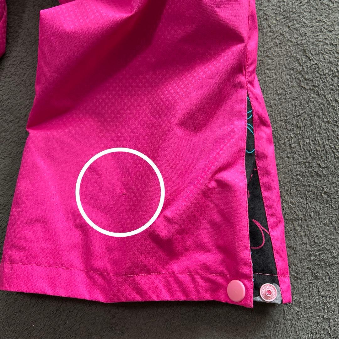 phenix スキーウェア 130cm 花柄 ピンク 上下セット