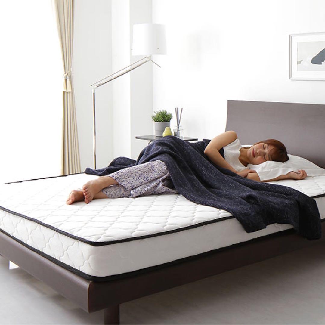 未使用品（新古品）　ボンネルコイルマットレス 【シングル】ニット生地　圧縮　梱包