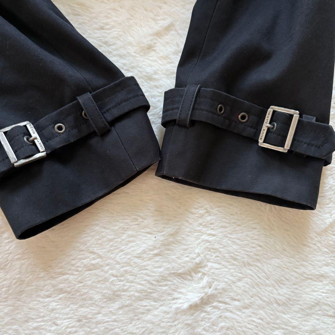 バーバリーブルーレーベル　トレンチコート　ノバチェック　ライナー　黒　L